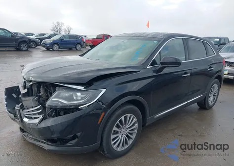 2016 Lincoln Mkx Select from USA, damaged, VIN 2LMTJ8KR6GBL38922